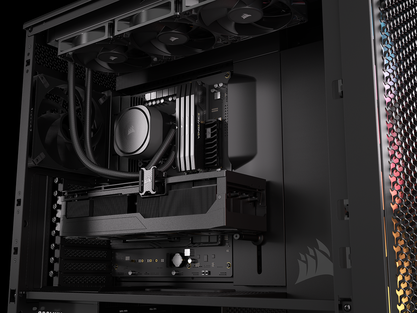 Na targach Computex 2025 CORSAIR prezentuje przełomowe konstrukcje obudów i chłodzenia zoptymalizowane pod kątem kart graficznych NVIDIA RTX 50