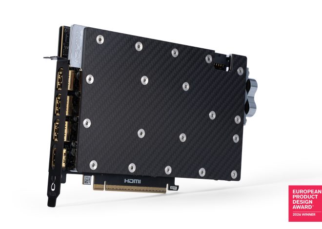INNO3D GeForce RTX 5090 iCHILL FROSTBITE PRO z nagrodą European Product Design Award 2026