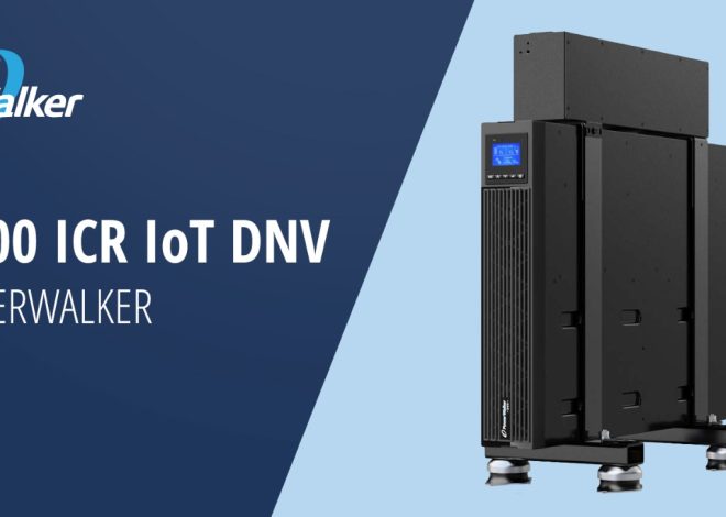 Bezpieczeństwo energetyczne najwyższej mocy: PowerWalker wprowadza morski UPS VFI 3000 ICR IoT DNV PF1